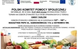 Zdjęcie do Odbi&oacute;r żywności dla os&oacute;b uprawnionych z gminy...