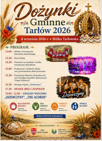 Dożynki Gminne - Tarł&oacute;w 2026