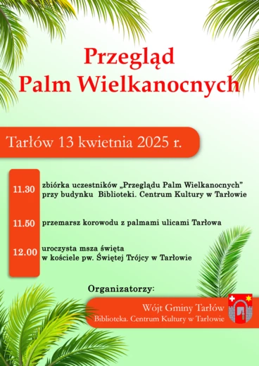 Plakat na przegląd palm wielkanocnych