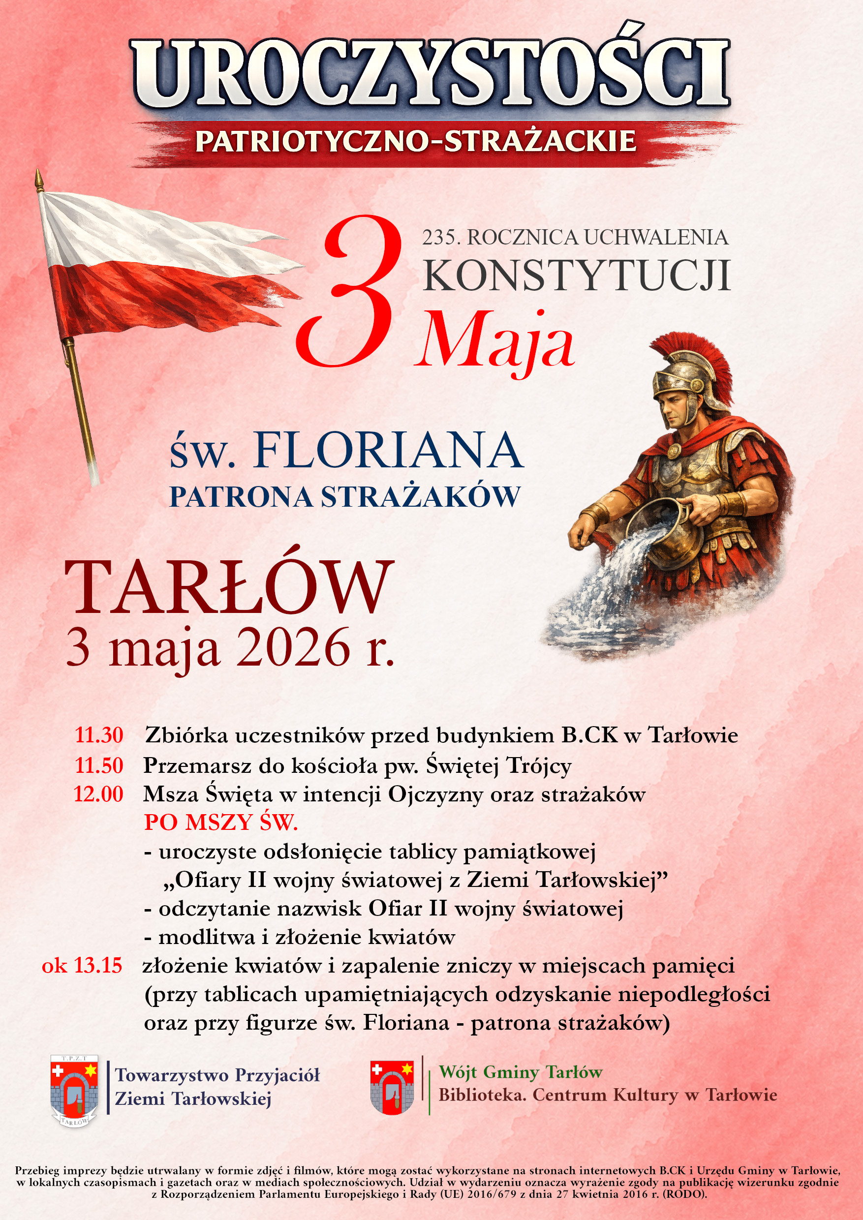 Zaproszenie na&nbsp;obchody patriotyczno-strażackie