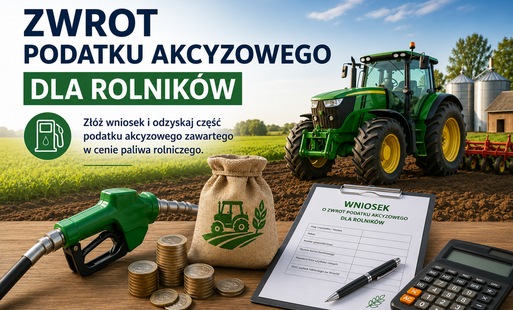 Zdjęcie do Zwrot podatku akcyzowego dla rolnik&oacute;w