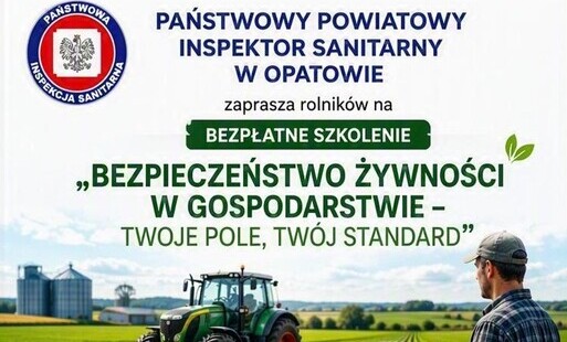 Zdjęcie do Bezpłatne szkolenie dla rolnik&oacute;w