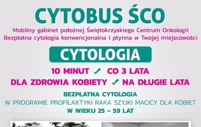 Zdjęcie do Cytobus na dożynkach w Tarłowie - zapraszamy na badanie