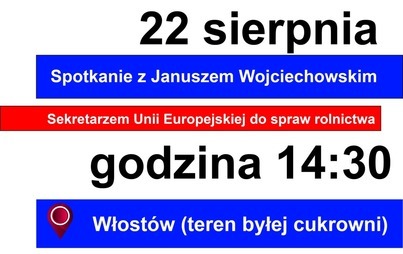 Zdjęcie do Zapraszenie na spotkanie z Sekretarzem Unii Europejskiej Januszem Wojciechowskim